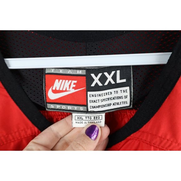 Vintage Nike Mens 2XL Travis Scott Center Swoosh Ohio State University Jacket - Picture 6 of 11